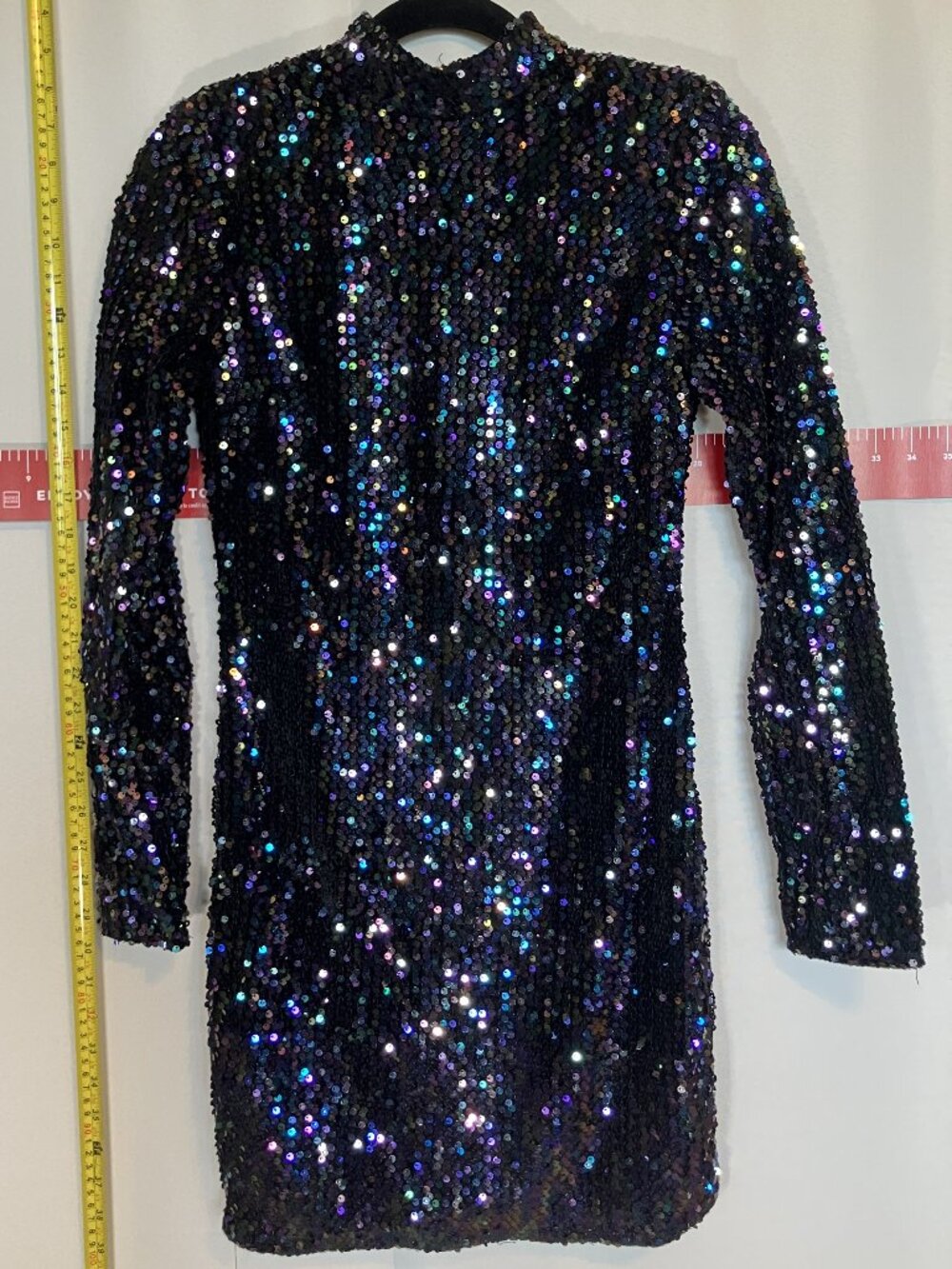 PrettyLittleThing sequin mini dress size 4